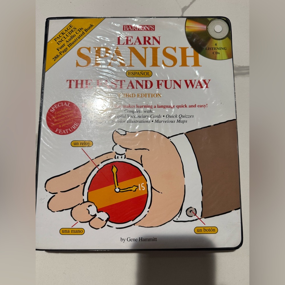 Barron’s Learn Spanish Book and CDs